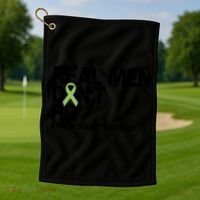 Real Don't Hit Stop Domestic Violence Awareness Cool Gift Golf Towel thumb 1