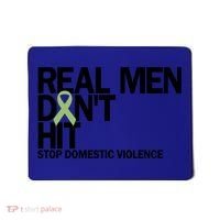 Real Don't Hit Stop Domestic Violence Awareness Cool Gift Mousepad thumb 0