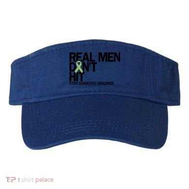 Real Don't Hit Stop Domestic Violence Awareness Cool Gift Visor