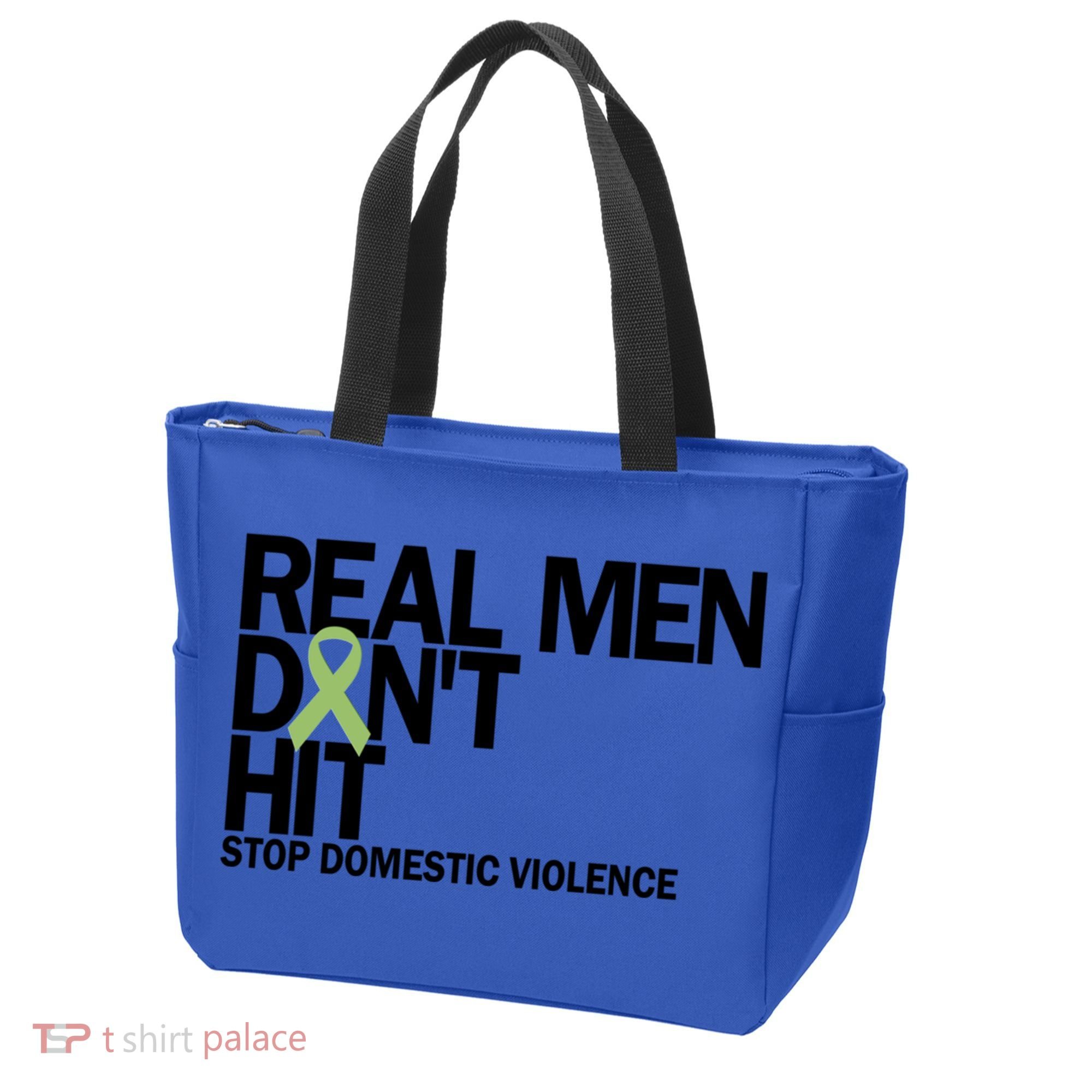 Real Don't Hit Stop Domestic Violence Awareness Cool Gift Tote Bag