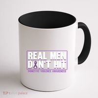 Real DonT Hit Domestic Violence Awareness Month Graphic Gift Coffee Mug thumb 1