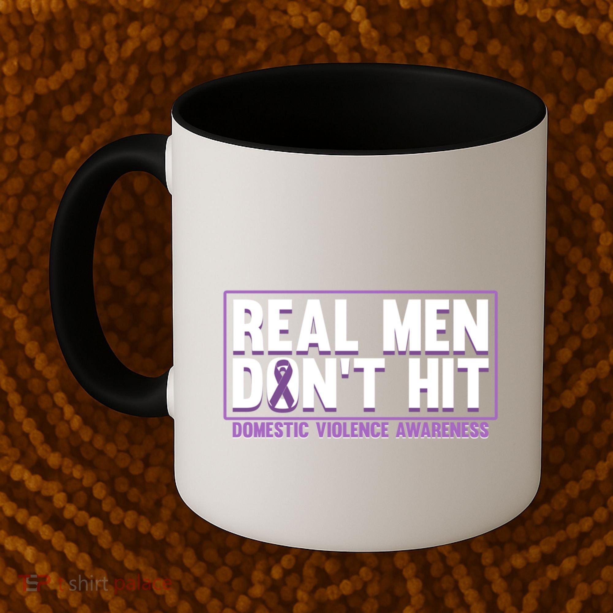 Real DonT Hit Domestic Violence Awareness Month Graphic Gift Coffee Mug