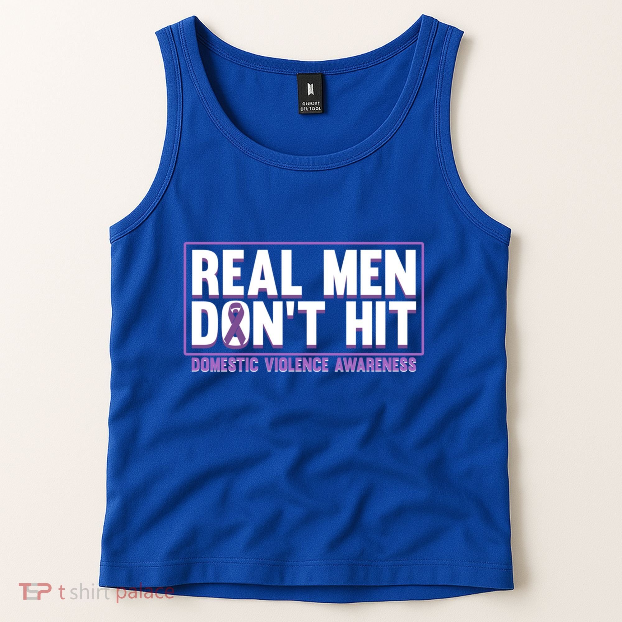 Real DonT Hit Domestic Violence Awareness Month Graphic Gift Tank Top