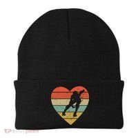 Roller Derby Heart Retro Skater Player Beanie thumb 0