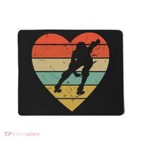 Roller Derby Heart Retro Skater Player Mousepad thumb 0