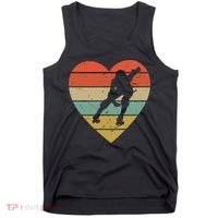 Roller Derby Heart Retro Skater Player Tank Top thumb 0