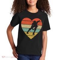 Roller Derby Heart Retro Skater Player Kids T-Shirt thumb 2
