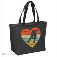 Roller Derby Heart Retro Skater Player Tote Bag thumb 2