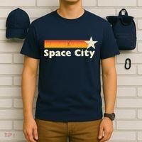 Retro Distressed Houston Baseball Space City T-Shirt thumb 6