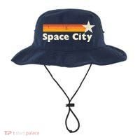 Retro Distressed Houston Baseball Space City Bucket Hat thumb 0