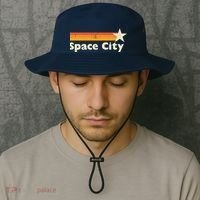 Retro Distressed Houston Baseball Space City Bucket Hat thumb 2