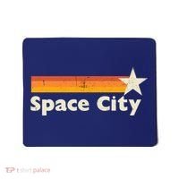 Retro Distressed Houston Baseball Space City Mousepad thumb 0