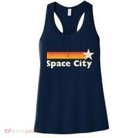 Retro Distressed Houston Baseball Space City Women's Tank Top thumb 0