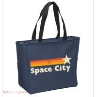 Retro Distressed Houston Baseball Space City Tote Bag thumb 2