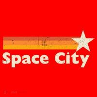 Retro Distressed Houston Baseball Space City Santa Hat thumb 1