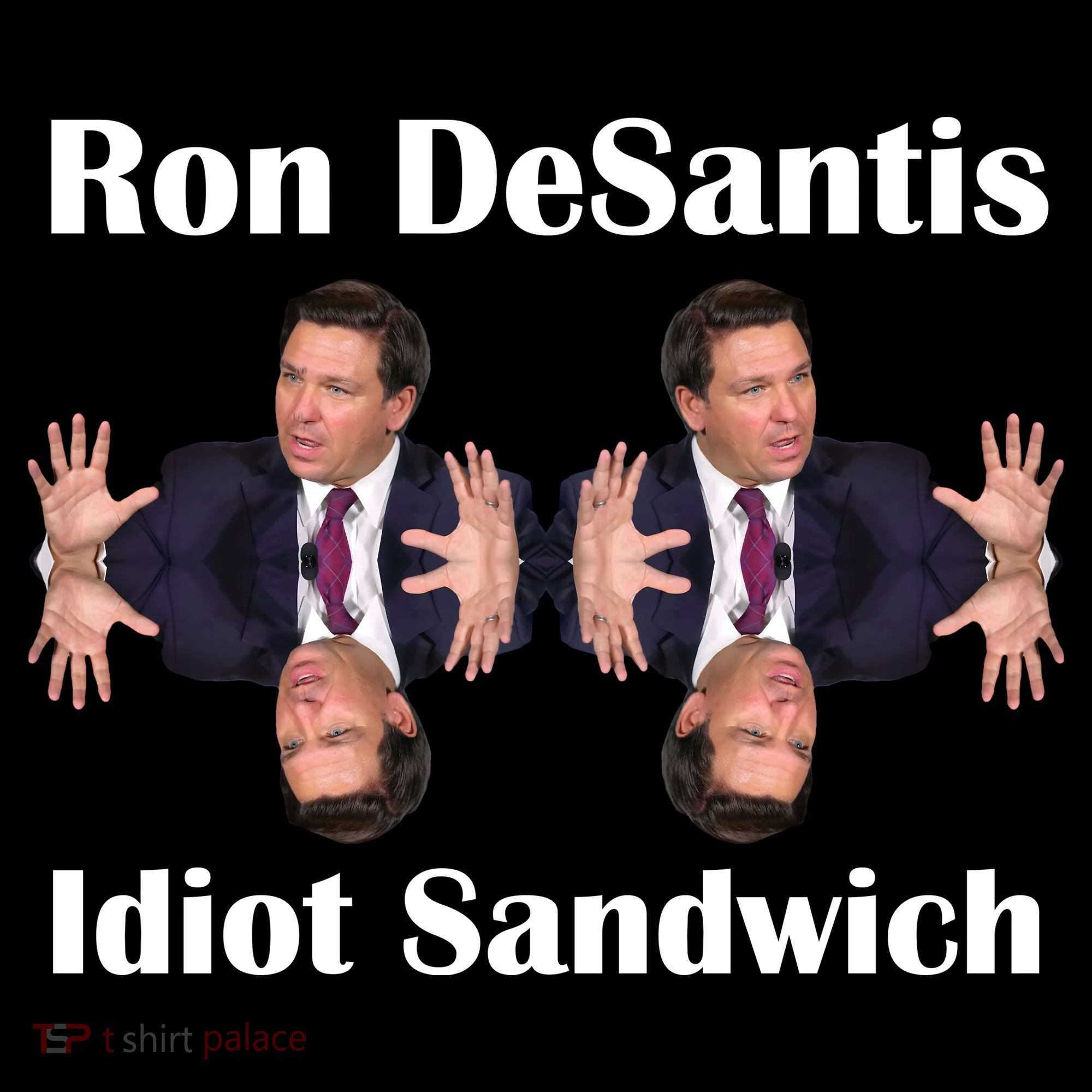 Ron Desantis Idiot Sandwich Florida Governor Ornament