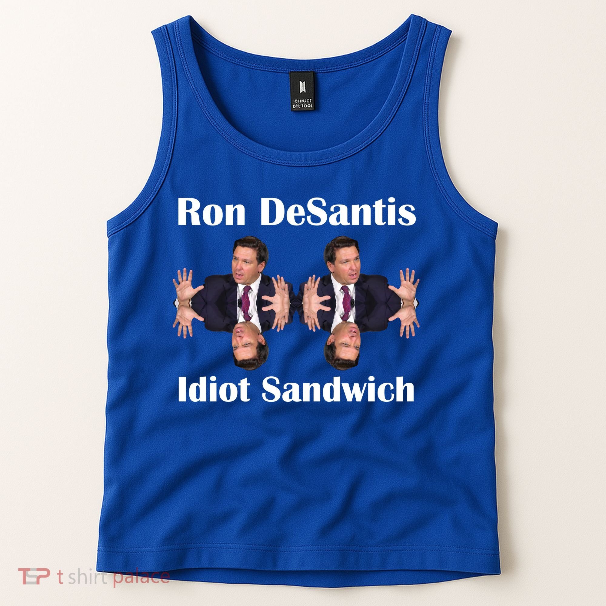 Ron Desantis Idiot Sandwich Florida Governor Tank Top