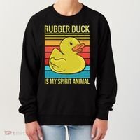Rubber Duck Is My Spirit Animal I Duck Lover Women's Sweatshirt thumb 0