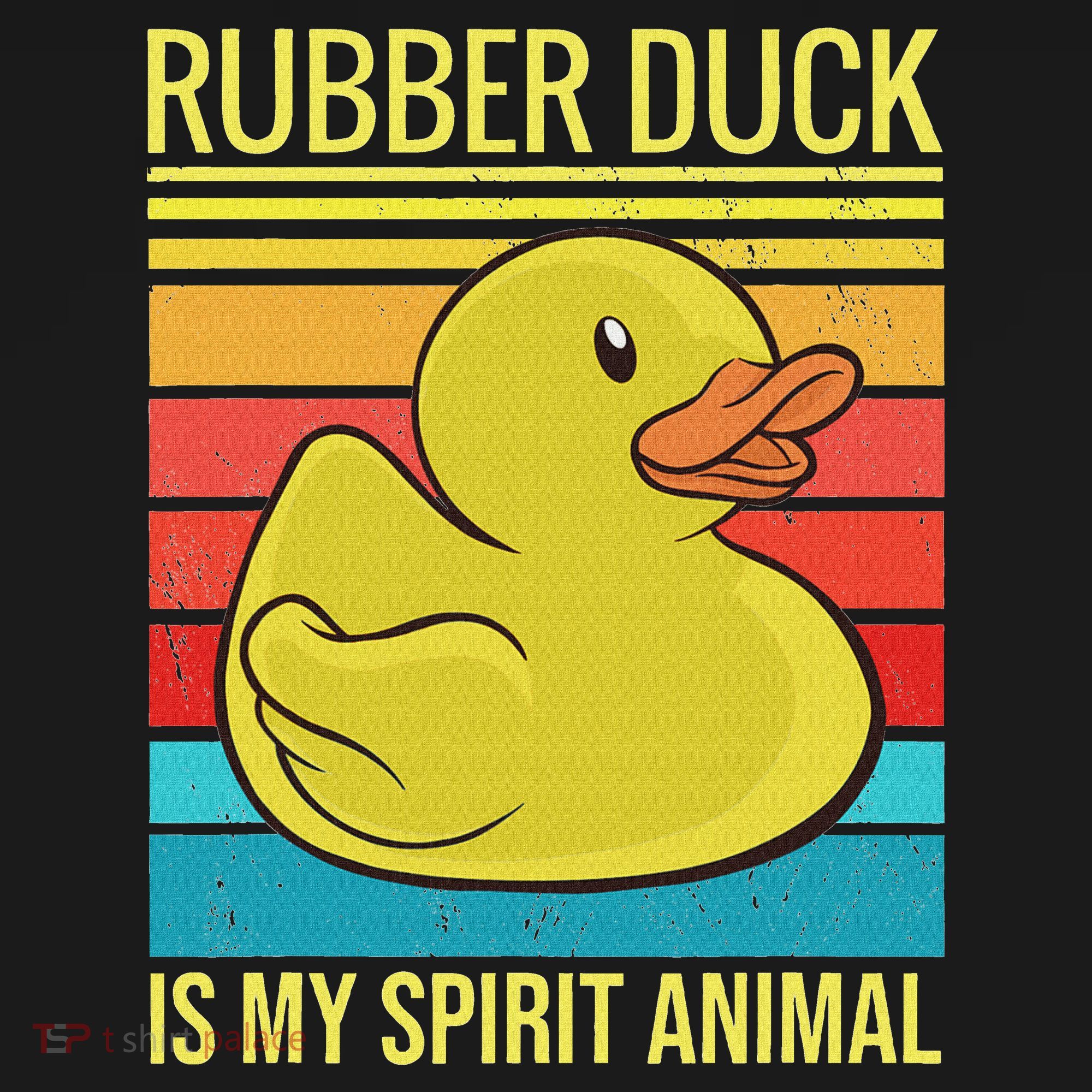 Rubber Duck Is My Spirit Animal I Duck Lover Hoodie