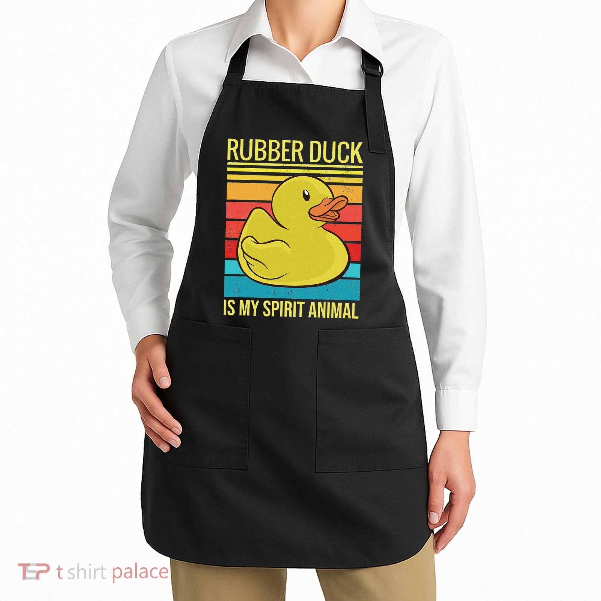 Rubber Duck Is My Spirit Animal I Duck Lover Apron