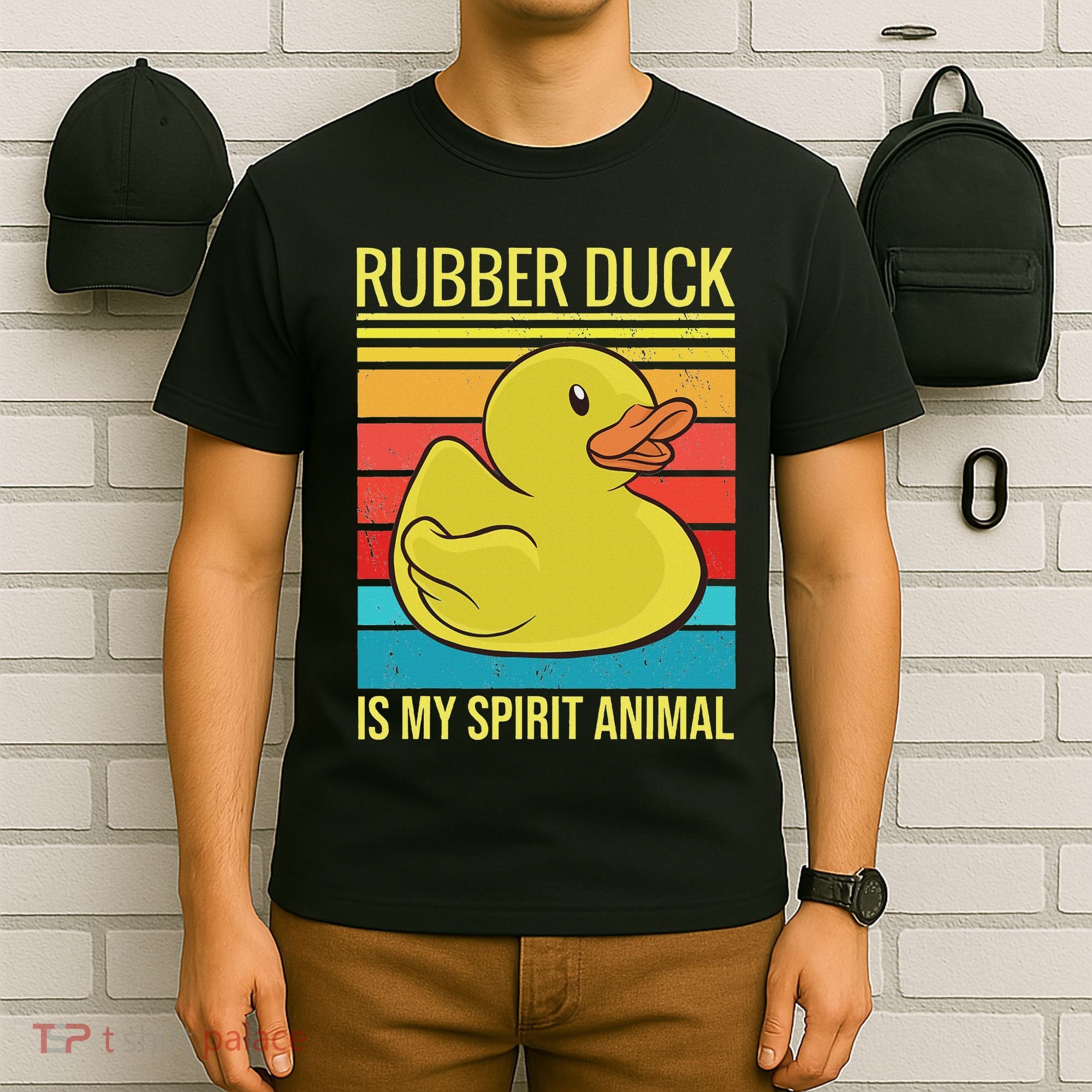 Rubber Duck Is My Spirit Animal I Duck Lover T-Shirt