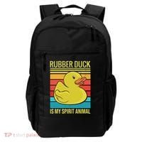 Rubber Duck Is My Spirit Animal I Duck Lover Backpack thumb 0