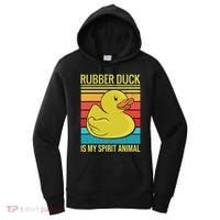 Rubber Duck Is My Spirit Animal I Duck Lover Women's Hoodie thumb 0