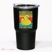Rubber Duck Is My Spirit Animal I Duck Lover Tumbler thumb 0