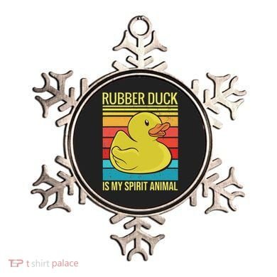 Rubber Duck Is My Spirit Animal I Duck Lover Ornament