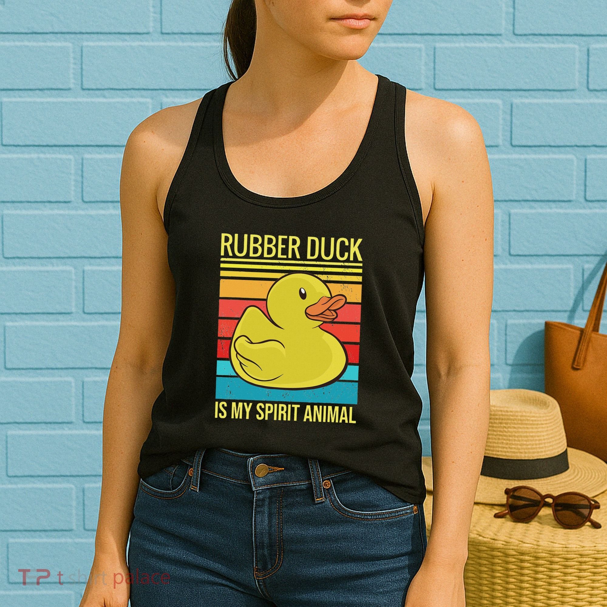 Rubber Duck Is My Spirit Animal I Duck Lover Women's Tank Top