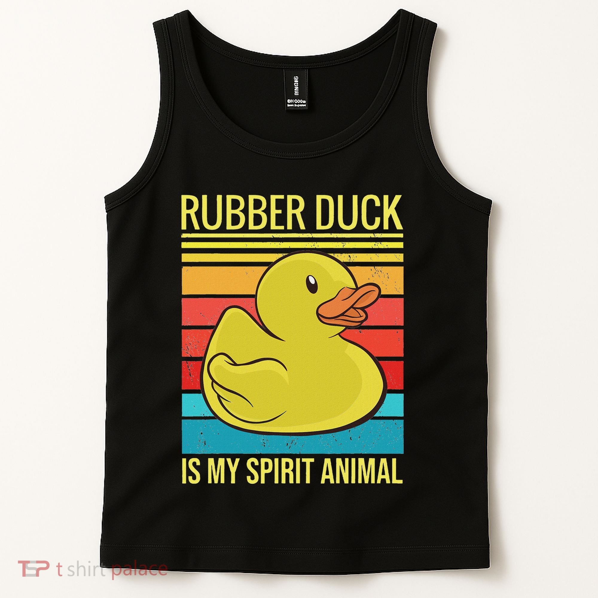 Rubber Duck Is My Spirit Animal I Duck Lover Tank Top