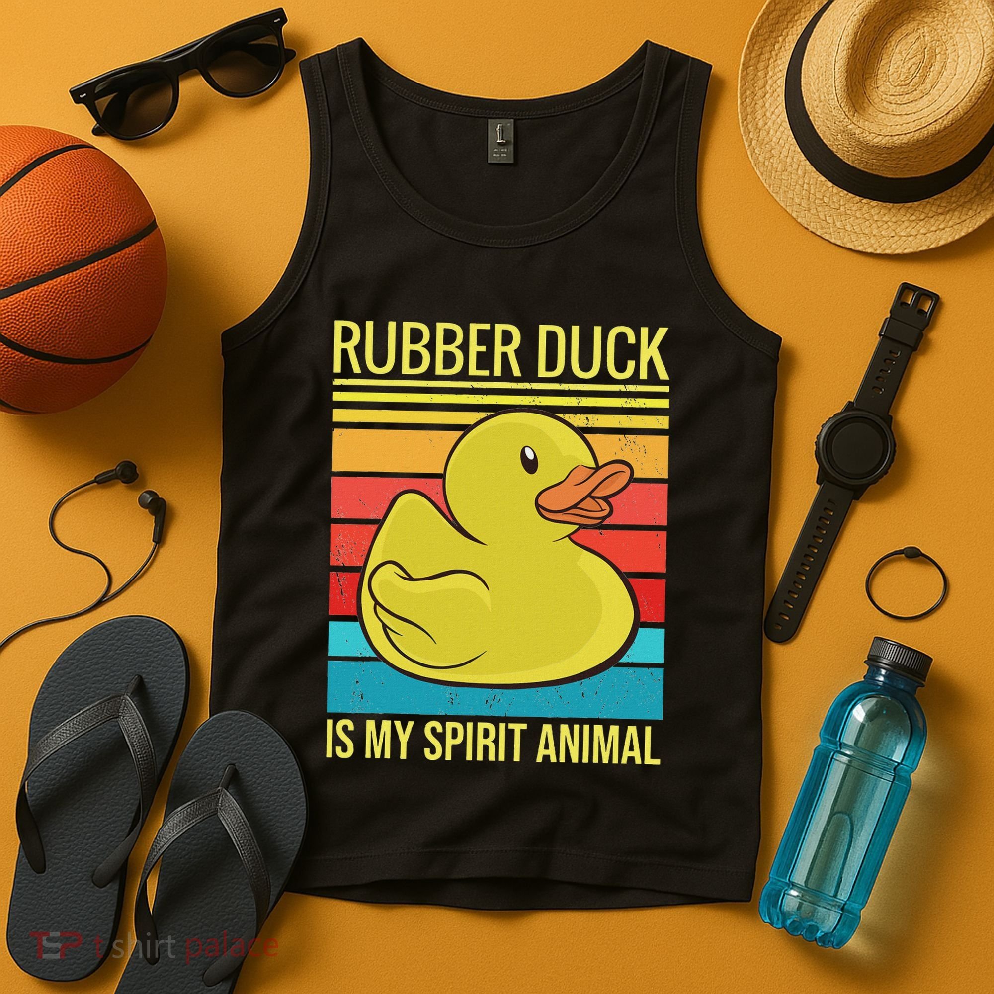 Rubber Duck Is My Spirit Animal I Duck Lover Tank Top