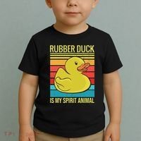 Rubber Duck Is My Spirit Animal I Duck Lover Toddler T-Shirt thumb 2