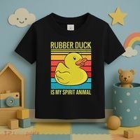 Rubber Duck Is My Spirit Animal I Duck Lover Toddler T-Shirt thumb 3