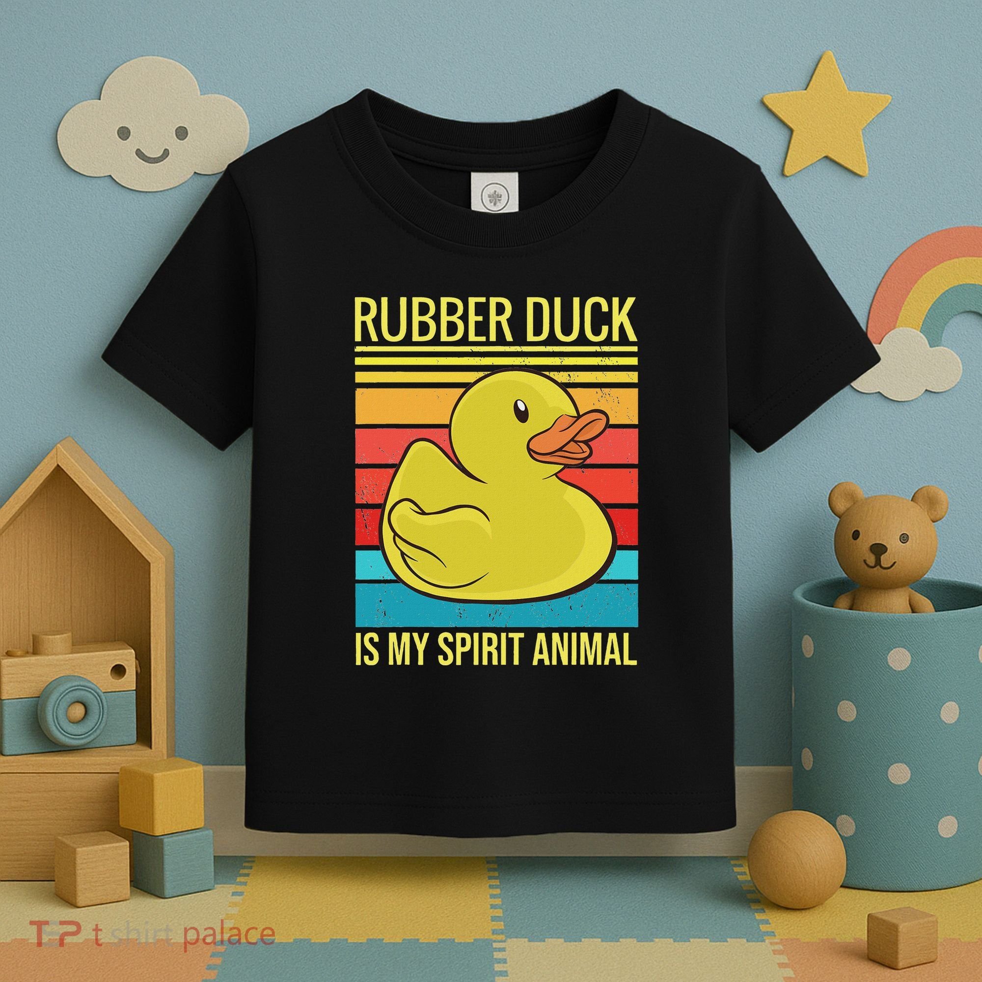 Rubber Duck Is My Spirit Animal I Duck Lover Toddler T-Shirt