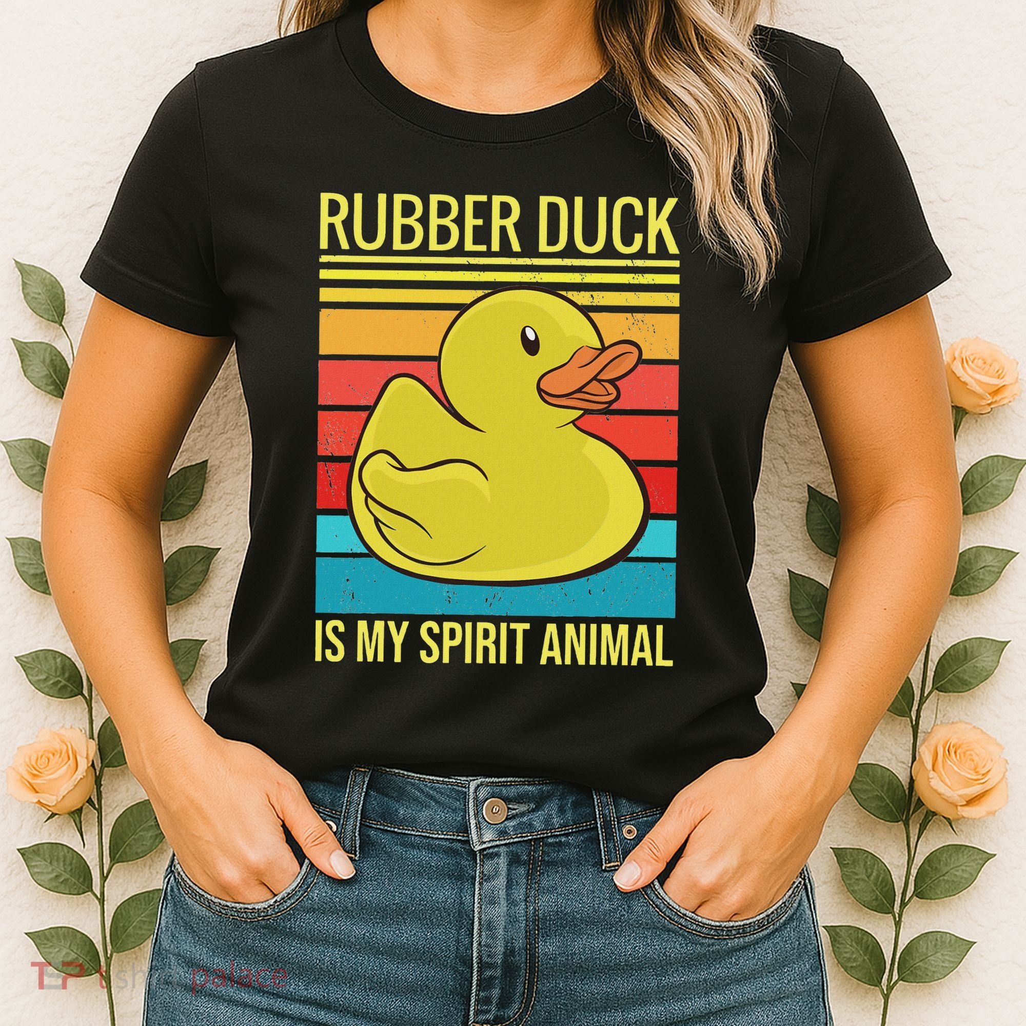Rubber Duck Is My Spirit Animal I Duck Lover Women's T-Shirt