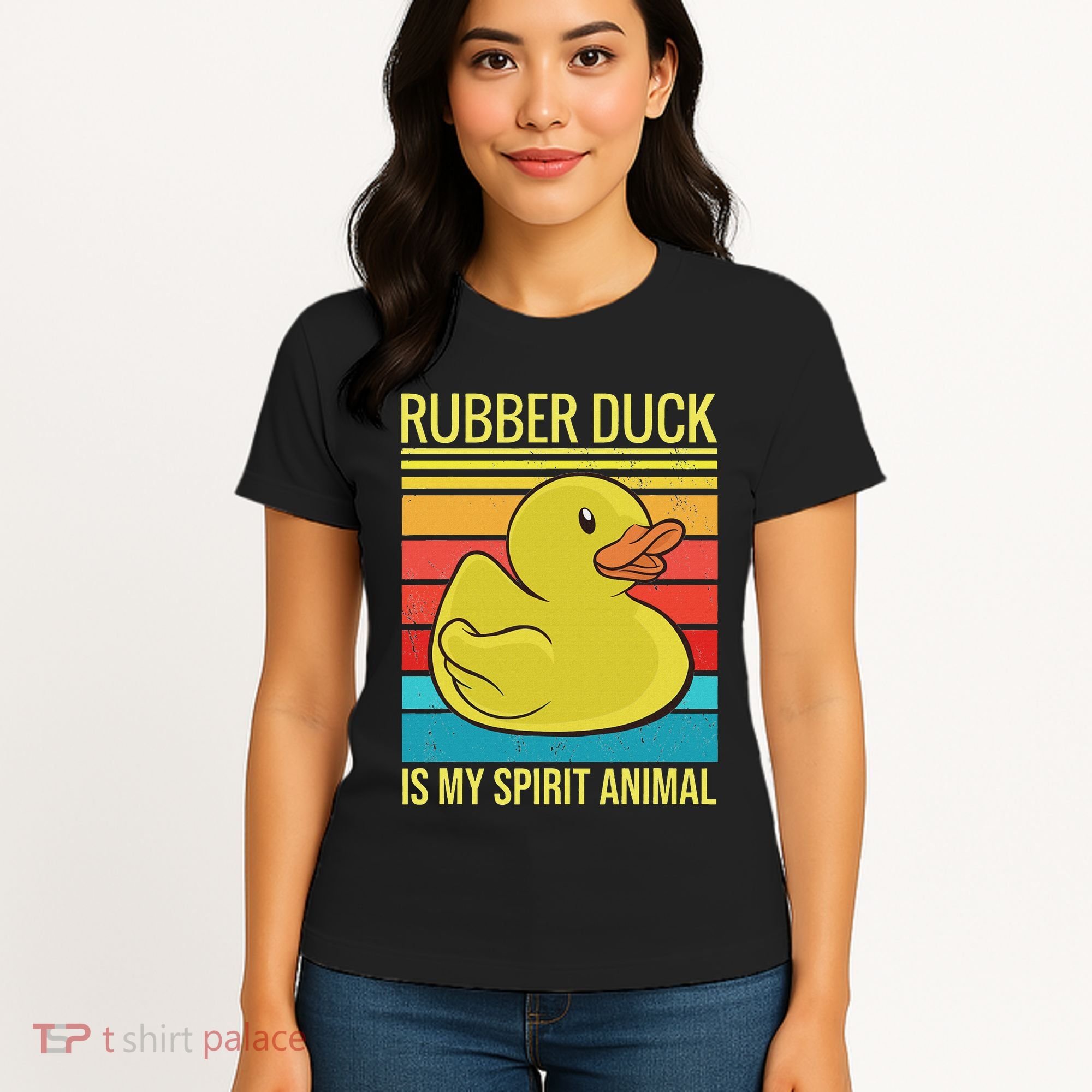 Rubber Duck Is My Spirit Animal I Duck Lover Women's T-Shirt