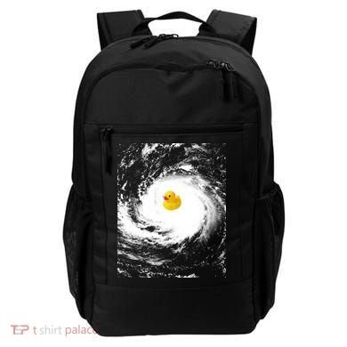 Rubber Duck In Hurricane Storm Backpack