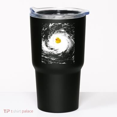 Rubber Duck In Hurricane Storm Tumbler
