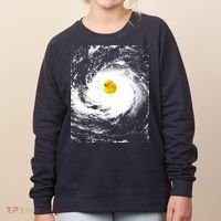 Rubber Duck In Hurricane Storm Women's Sweatshirt thumb 0