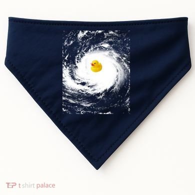 Rubber Duck In Hurricane Storm USA-Made Doggie Bandana