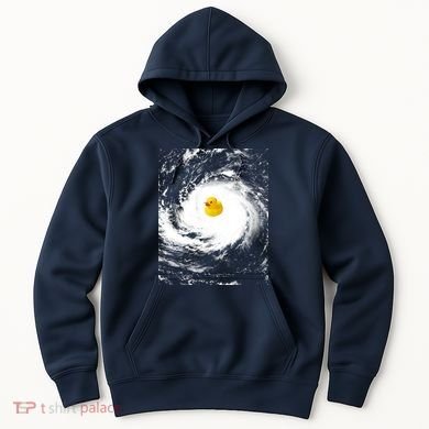 Rubber Duck In Hurricane Storm Hoodie