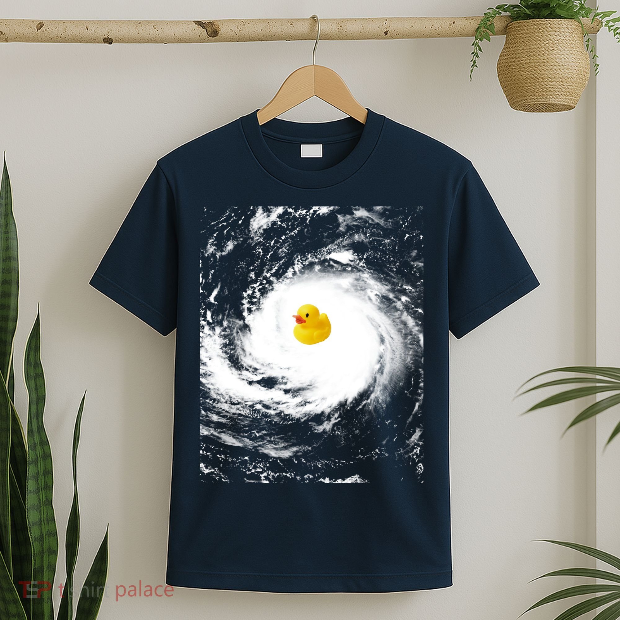 Rubber Duck In Hurricane Storm T-Shirt