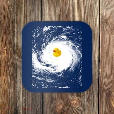 Rubber Duck In Hurricane Storm Coaster
