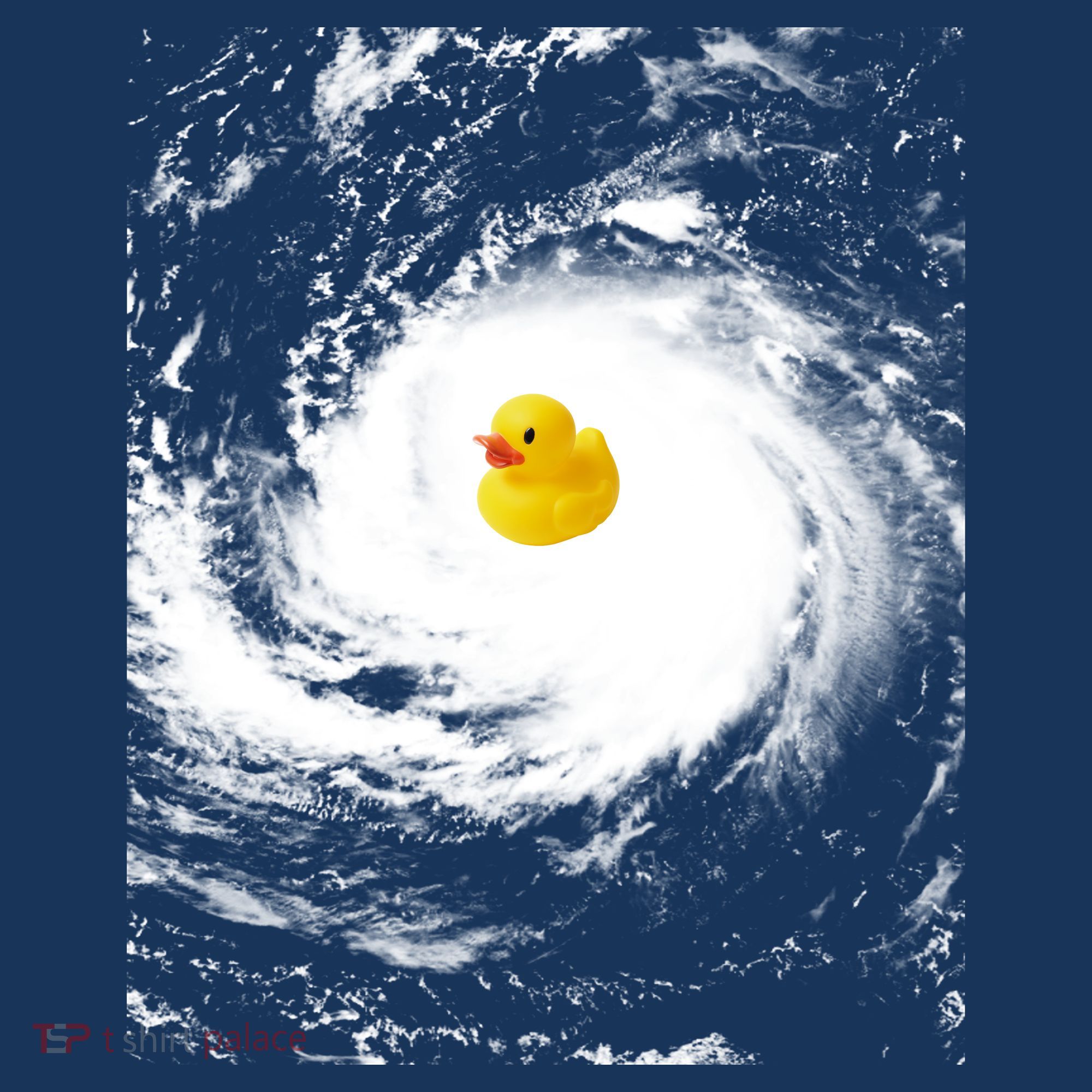 Rubber Duck In Hurricane Storm Women's Hoodie
