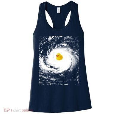 Rubber Duck In Hurricane Storm Women's Tank Top