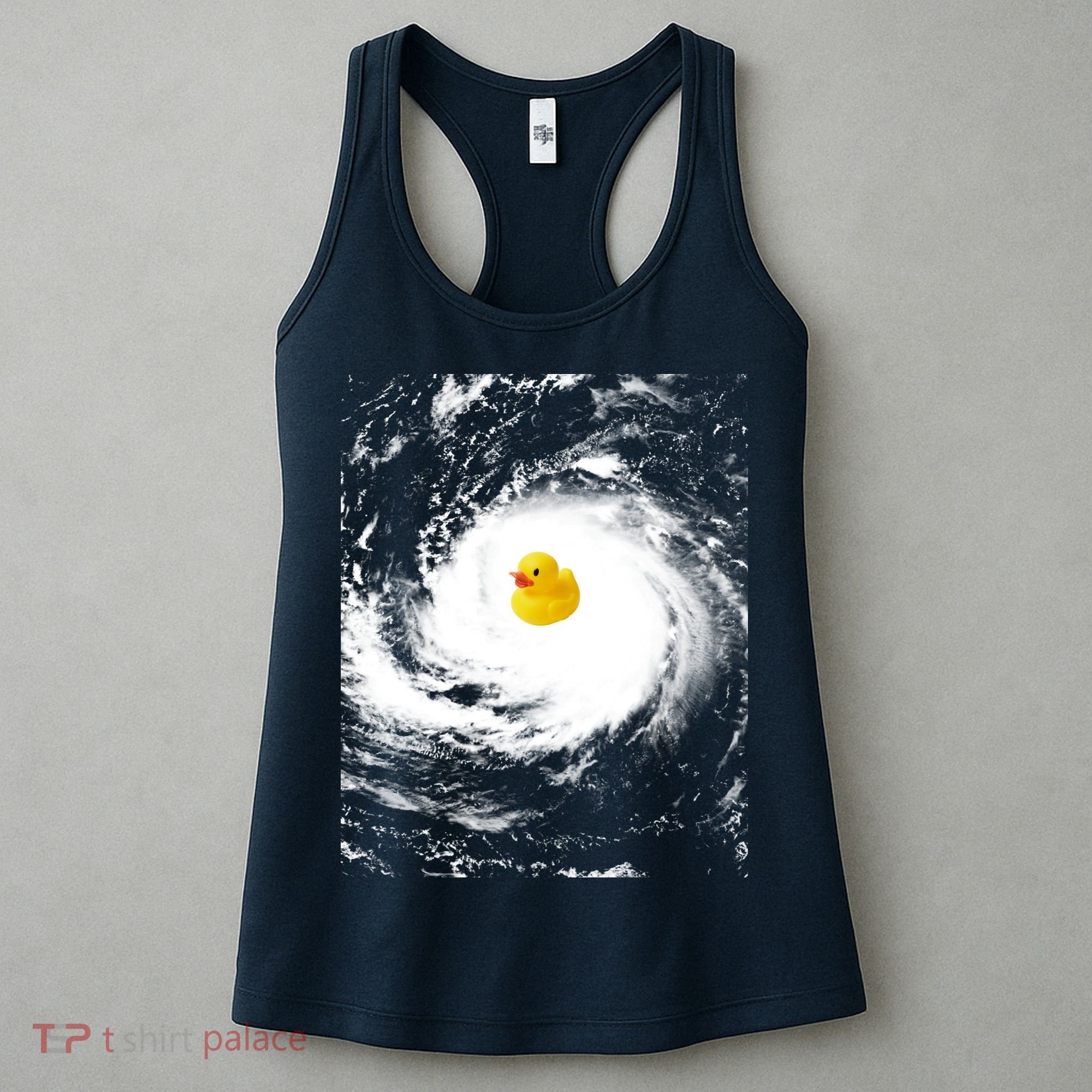 Rubber Duck In Hurricane Storm Women's Tank Top
