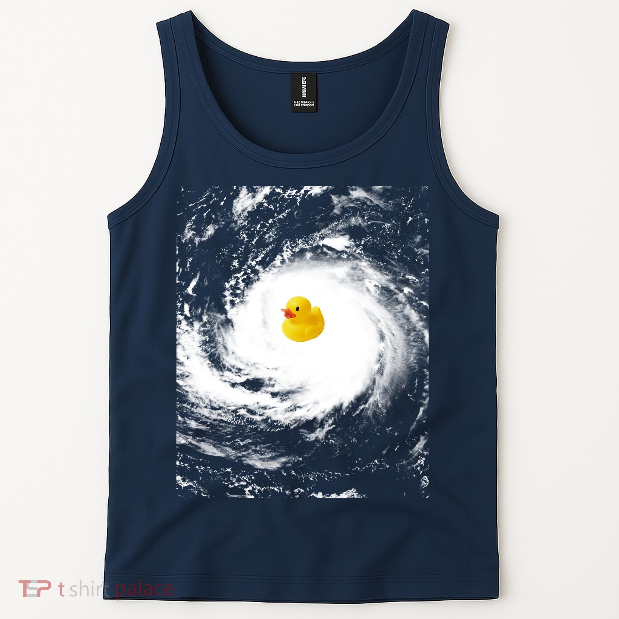 Rubber Duck In Hurricane Storm Tank Top