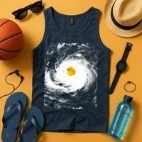 Rubber Duck In Hurricane Storm Tank Top thumb 4