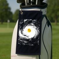 Rubber Duck In Hurricane Storm Golf Towel thumb 2